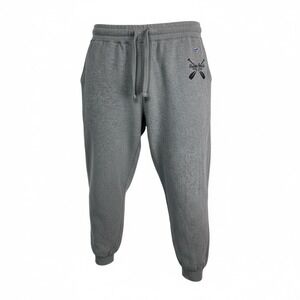 Blue 84 Gray Sweatpants Joggers Logo Embellishment Drawstring Waist Size‎ L